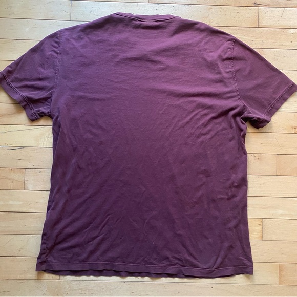 Z Zegna Maroon City Skyline Graphic Tee - Picture 2 of 7